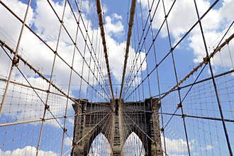 Leading Lines of the Brooklyn Bridge