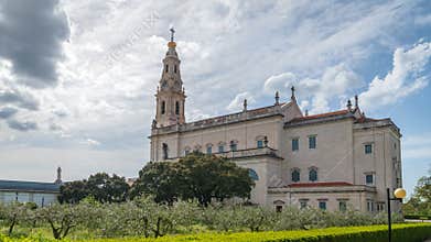Sanctuary of Fatima, Portugal. An important Marian Shrines and pilgrimage location in the world for Catholics