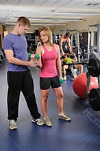People Working Out at Gym