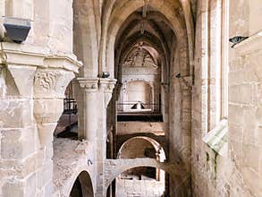The Santa Clara a Velha Monastery, architecture, ruins, history, ancient, Coimbra, Portugal