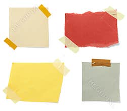 Brown old paper note background