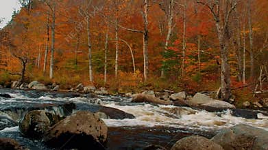 West Branch Ausable River in the Adirondack Mountains High Peaks Region