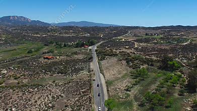 Cahuilla Tewanet Vista Point - view from above, CA, USA