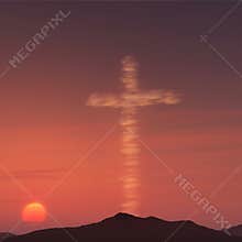 Cross in heaven
