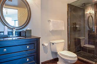 Resort hotel mansion bathroom spa