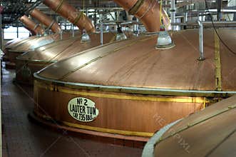 Brewery Beer Lauter Tun Kettles, Miller Beer