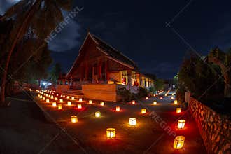 Wat Aphai with Lanterns