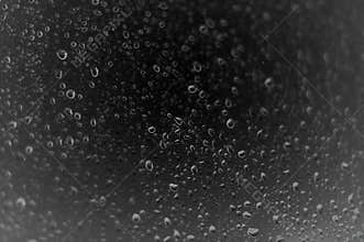 Raindrops in the dark night