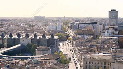 Cityscape in Bordeaux, in southwestern France.