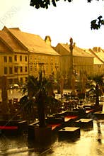 Summer Rain In The City