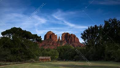 View of Cathedral Rock in Sedona Arizona