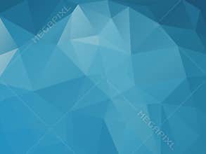 Triangular blue abstract background