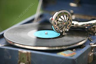 Old gramophone