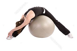 Stretching ball for leg