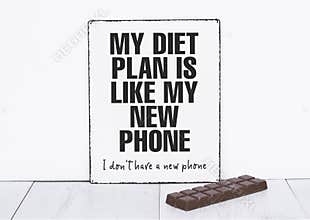 My diet plan is like a new phone dont have funny quotes about di