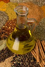 Olive oil with herbs