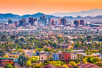 Phoenix, Arizona, USA Cityscape