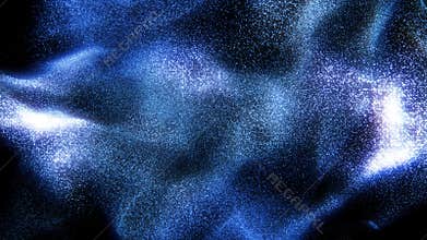 Smoke Fog Particle Cloud Abstract Background
