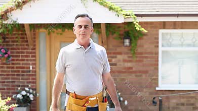 Portrait Of Mature Builder