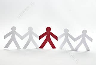 Cut out paper people