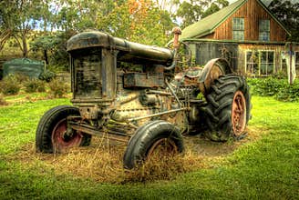 An Old Tractor in HDR