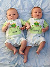 Twin baby boys