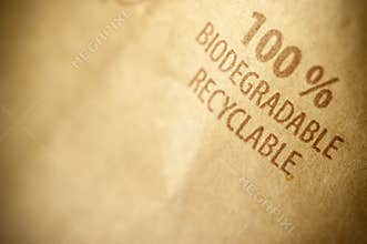 100 percent biodegradable and recyclable