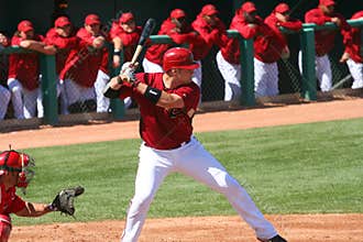 Chris Snyder bats