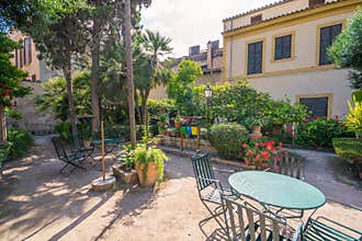 Historic bath. Banys arabs in Palma de Mallorca