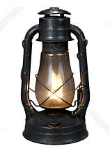 Oil Lamp (With CLipping Path{