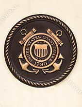 United states coast guard plaque