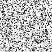 Pointillism middle density seamless dots pattern. Abstract monochrome halftone. Just drop to swatches and enjoy EPS 10