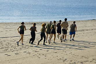 Early morning exercise.