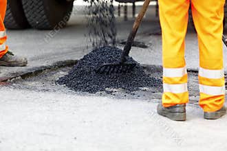 Pothole asphalt repair