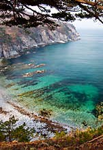 Sea bay, landscape, Russia