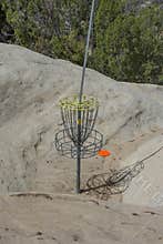 Disc Golf Basket in Farmington New Mexico