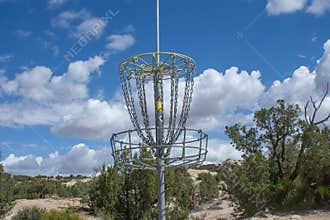 Disc Golf Basket in Farmington New Mexico