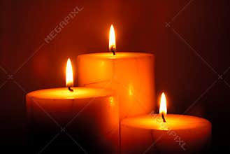 Three candles