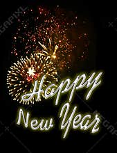 Fireworks background - new years eve 6