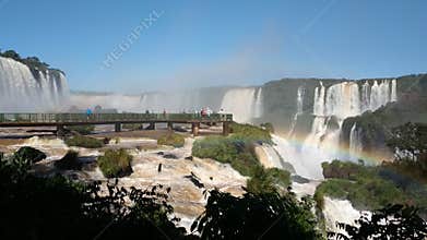 Iguazu Falls in Argentina Misiones Province