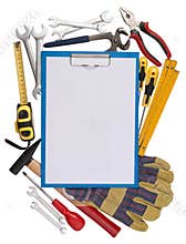 Notepad with tools