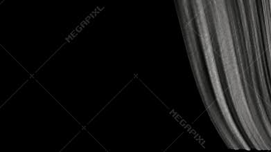 Five options for opening texture curtains with alpha channel.