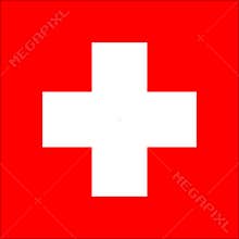 Switzerland flag vector icon