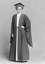Vintage Woman Scholar, College Graduate, Teacher