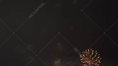 Fireworks in the sky. Celebration of the 4th July. Independence Day. 2