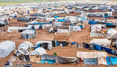 Refugee camp for syrian