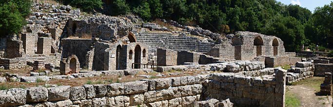 Ancient theatre at Butrint, Albania