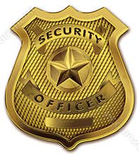 Security Guard Officer Badge