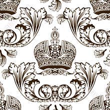 New seamless decor imperial ornament