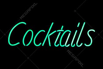Cocktails Neon Sign
